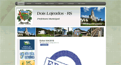 Desktop Screenshot of doislajeadosrs.com.br